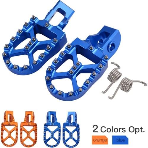 57mm Footrest Foot Pegs For KTM EXC EXC-F XC XC-F XC-W SX SX-F 85 125 150 200 250 300 350 400 450 525 5302016-2017 2018 2019
