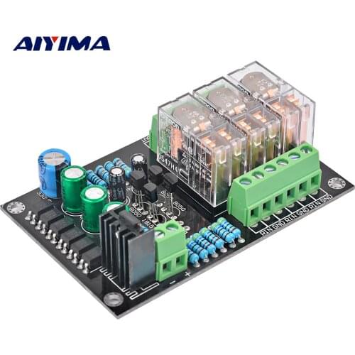 AIYIMA 300W Audio Speaker Protection Board with Omron Relay Independent 3 channels DC Protection board for Digital amplifier DIY