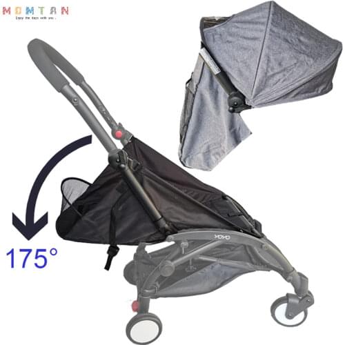 Baby Stroller Accessories Canopy Hood Sunshade and Mattress Seat Cushion For 175° Babyzen Yoyo Yoya