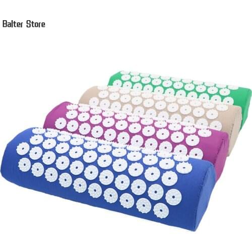 Acupuncture massage mat yoga mat acupoint massage mat acupuncture mat exercise mat acupuncture pillow 66 * 42cm