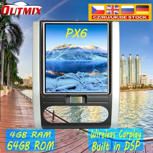 64GB Tesla Screen Android Car Radio For Nissan X - Trail X Trail 2 T31 2007 - 2014 Multimedia Player GPS Navigation CarPlay PX6