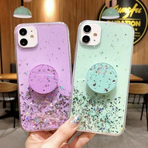 Glitter Epoxy Case For Xiaomi Redmi Note 8 7 9 Pro Redmi 4X 5A 6A 7A 8A 9A 9C Case Etui Coque Fundas