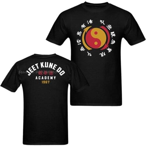 Jeet Kune Do Academy TShirts Men Martial Artist Greatest Jeet Kune Do Wing Chun Dragon Art Tee T-Shirt Brand Clothing MenS