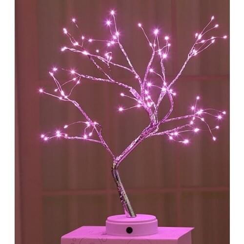 New 36/108 LEDS Decoration Night Light Bonsai Wedding Indoor Night Light Home Decoration Tree Light Gypsophila Lights Home Party