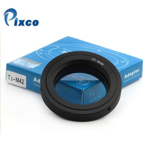 Pixco T2 to M42 Mount Adapter Ring Suit For T2 T Mount Lens to M42 Universal Screw Mount Camera