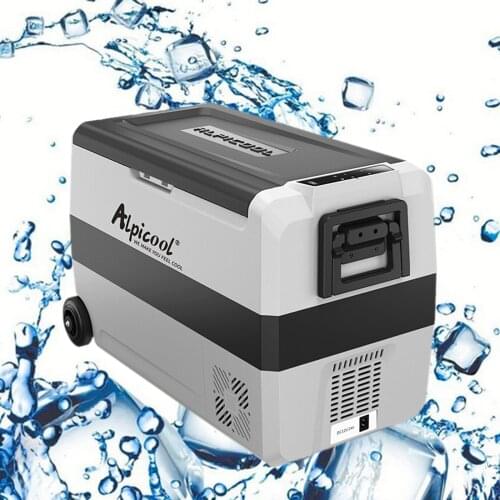 Portable Freezer 12 Volt Refrigerator Fridge for Car Home 12/24V DC and 100/240V AC Electric Compressor Cooler