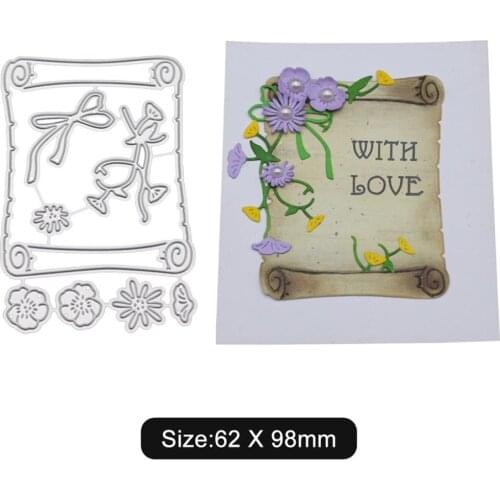 Cutting Dies for Card Making, URYKE Carbon Steel Die Cuts Stencil Metal Mould Template for DIY Embossing Scrapbooking New 2019