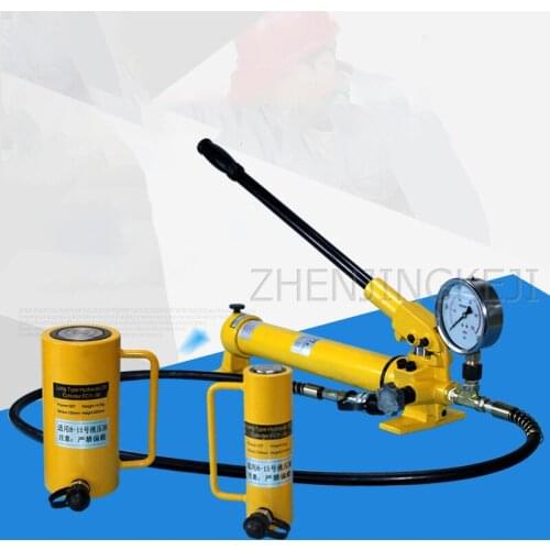 Super Long Single Acting Jack Large Tonnage Separate Hydraulic Jacks With Manual Pump High-strength Steel Lifting Tools