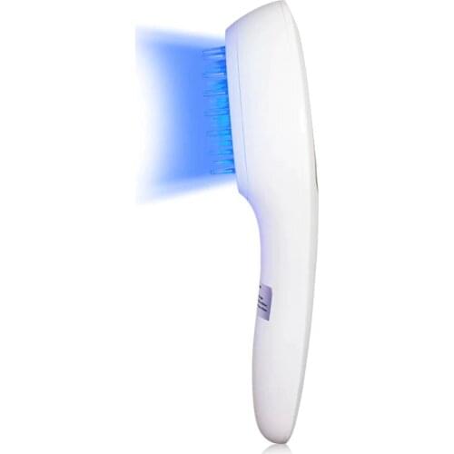 LED Infrared Hair Growth Regrowth Therapy Treatment Head Vibration Massage Comb Light Therapy Home Use