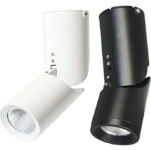 Dimmable Surface Mounted LED COB Downlight 5W/7W/10W/15W LED Lamp AC85V-265V Ceiling Spot Light with LED Driver White/Warm White