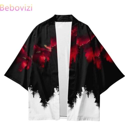 Plus XXS-4XL Loose Harajuku Japanese Style Kimono Blouse Men Women Neutral Fashion Street Style Couples Wear Shirt Cosplay