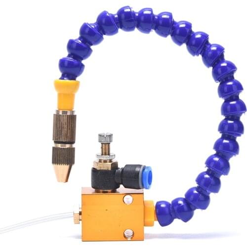 CNC Lathe Lubrication Drill Grind Nozzle 8mm Air Pipe Spray System Heavy Duty Engraving Machine Metal Milling Mist Coolant DIY