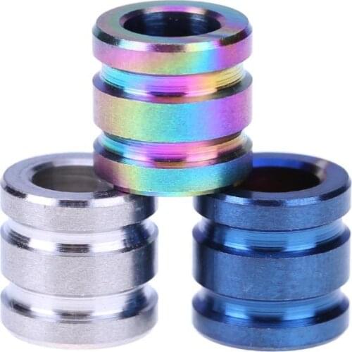 Outdoor Titanium Alloy TC4 Knife Beads Knife Lanyard Camping Knife EDC Gadgets Pendant Paracord Rope Knife EDC Multi Tools