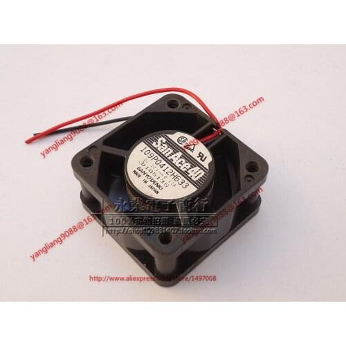 SANYO DENKI 109P0412H633 DC 12V 0.11A 40x40x20mm Server Cooling Fan