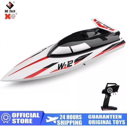 WLtoys RC Boat WL912-A Self Righting High Speed Remote Control Boat for Pools and Lakes 35km/h 2.4GHz Racing Boats Kid Boy Toys