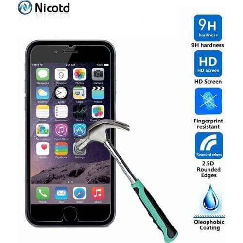 9H Tempered Glass For iphone XS MAX XR XS 7 6 6s plus Premium Protective Screen Protector For iphone 11 PRO MAX 12 pro mini film