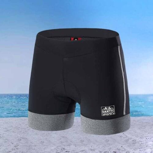 Santic Women Cycling Padded Shorts Coolmax 4D Pad Shockproof Moon-Texture SANTIC R-FEEL Road Bike MTB Cycling Clothings L7C05089