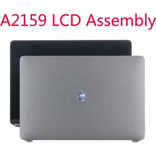Original New Grey Space LCD Screen Assembly A2159 For Macbook Pro Retina 13" A2159 Complete Display Assembly 2019 Year