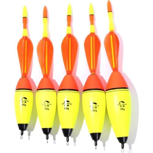 1PC 40g-100g Foam Buoyancy Fishing Float Rotating Wing Floating Elastic Boya Luminous Light Rock Fishing Bobber Accessories