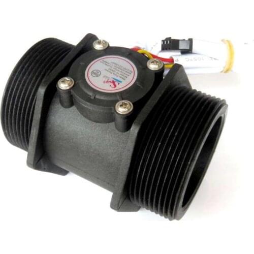2" DN50 Plastic Hall turbine Flow meter sensor 10~300L/min