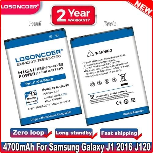 3700mAh EB-BJ120BBE EB-BJ120CBE Battery EB-BJ120CBU for Samsung Galaxy J1 2016 J120F Express 3 J120A J120T J120 EB-BJ120CBU