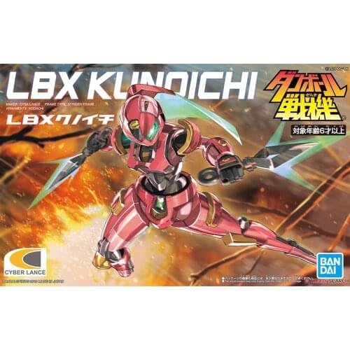 Bandai Carton fighter Bouncing fighter LBX 003 Female ninja KUNOICHI Assembly Action Figureals Brinquedos Model