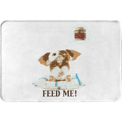 Gremlins Mogwai Gizmo Film Kitchen Non-Slip Carpet Feed Me Bedroom Mat Welcome Doormat Home Decoration Rug