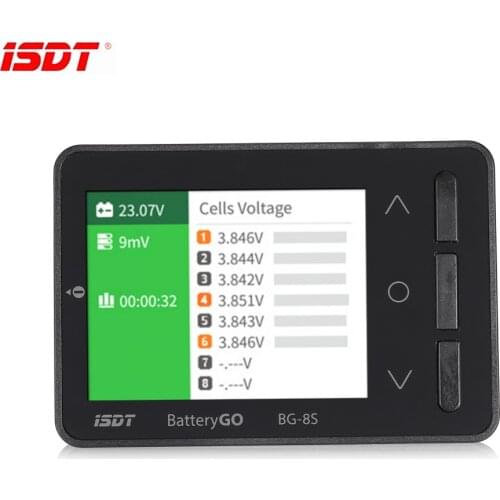 ISDT BattGo BG-8S Smart Battery Checker Balancer Receiver Signal Tester Quick Charge Function