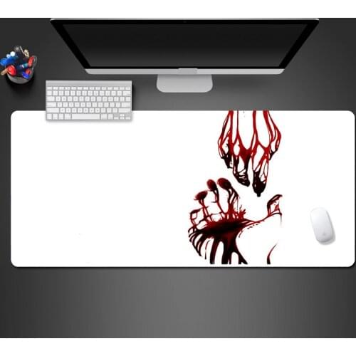 Bloody Hands Creative DIY Personality Mouse Pad Unique Style Computer Games Rubber Washed Large Table Mat Give Gamer Padmouse