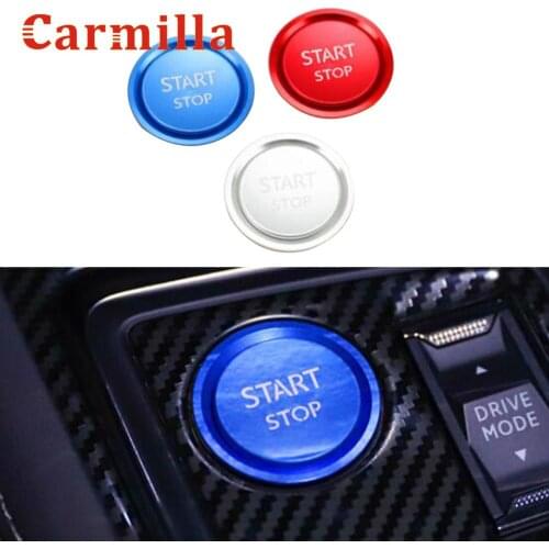 2Pcs/Set Car Engine Start Stop Styling Accessories Ignition Push Cover Rings Case for Peugeot 5008 3008 408 508l 2008 308 4008