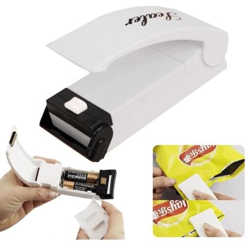 Mini Plastic Bag Impluse Sealer Held Tool Kit Portable Heat Sealing Machine Kitchen Accessories Baking Lovers Food Fresh Keeper