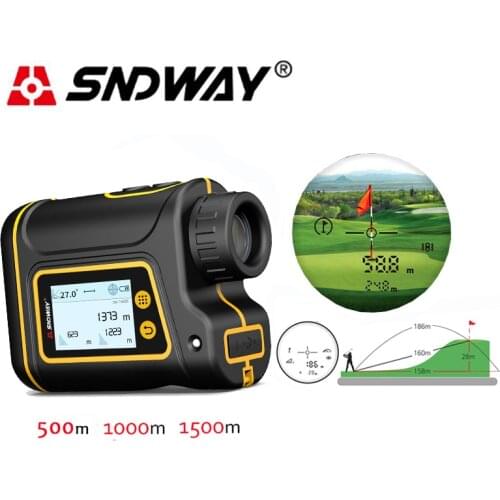 8-in-1 Laser Rangefinder 6X Monocular Hunting Telemeter For Mini Finder,Hunting,Golf,Topography With Slope,Flagpole,Height,Tools