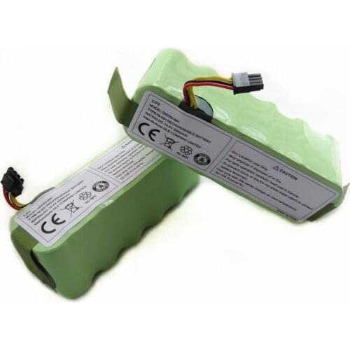 2pcs NI-MH Rechargeable Vacuum Cleaner Battery for Ecovacs 14.4V 3500mAh CR120 Dibea Panda X500 X580 Kk8 Haier Sweeping Robot