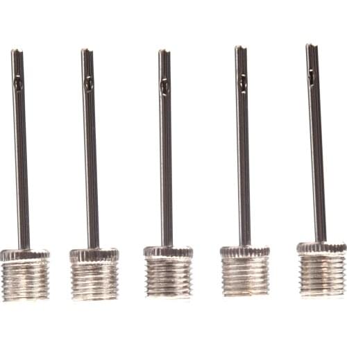 New 5X Sport Football Basketball Soccer Ball Inflating Pump Needle Adaptor - pack of 5