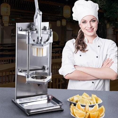 QTJ-J002XE Commercial Vegetable Chopper And Fruit Slicer Household Vertical Slicing And Cutting Machine Stainless Steel