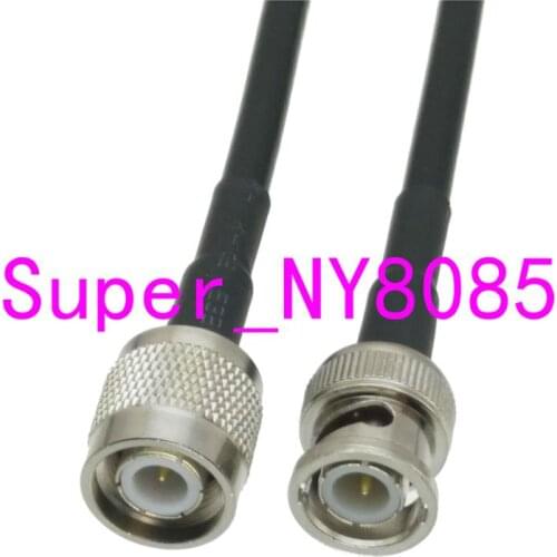 RG58 BNC Male Plug to TNC Male Plug Straight RF Jumper pigtail Cable 6inch~6FT