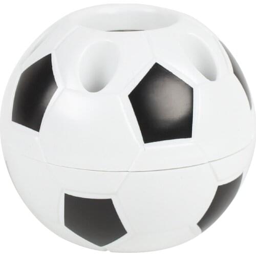 Pen Holder Office Student Stationery Pencil Desktop Storage Box Soccer Pattern Pencil Cup Holder JR Deals