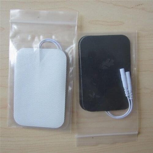 Self-stick Electrode Pads With Conductive Gel Size 6cm*9cm With Standard 2.0mm Connect For TENS/EMS Electrode Massager