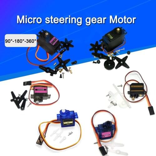 10PCS SG90 MG90S MG995 MG996R SG92R Servo Metal Gear for Model Helicopter Boat For UNO DIY