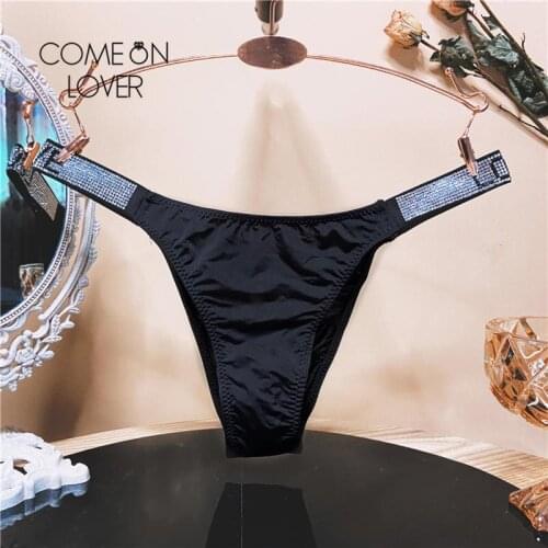 Underpants Women Seamless Love Letter Rhinestones Female Underwear M-5XL Large Size Sexy Thongs Low Waist Womens Culottes P5187