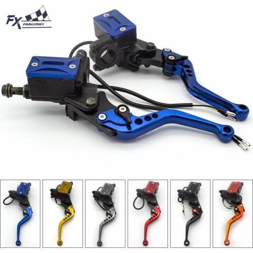 22mm Universal Motorcycle Hydraulic Brake Clutch Lever Brake Master Cylinder For Yamaha MT125 MT25 YZF R125 WR125 WR125R XV250