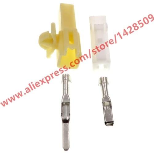 20 Sets 1 Pin Automotive Connector Female Male Auto Cable Plugs 7282-1012 MG641199 MG651194