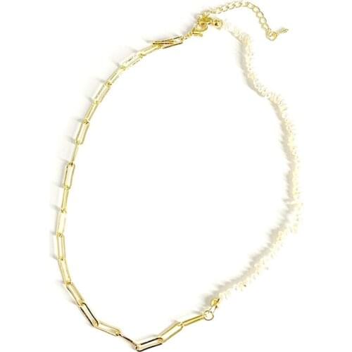 2021 New Trend Natural Stone Choker Bohemian Style Unique Charm Jewelry Natural Pearl Pendant High-quality Accessories For Women