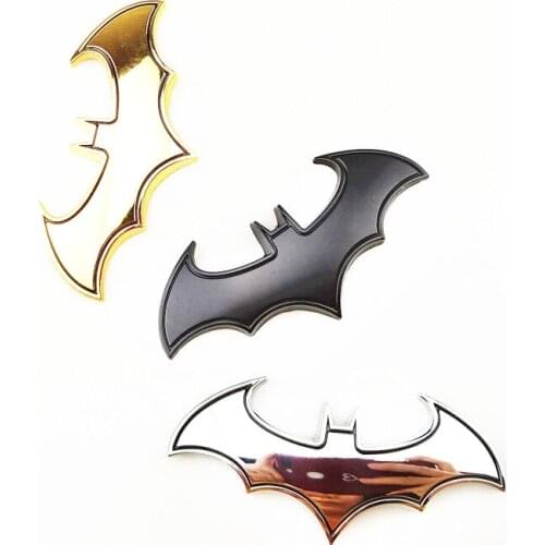 3D Car Stickers Cool Metal Bat Auto Logo Car Styling for Ford Focus Fusion Escort Kuga Ecosport Fiesta Falcon EDGE/Explorer