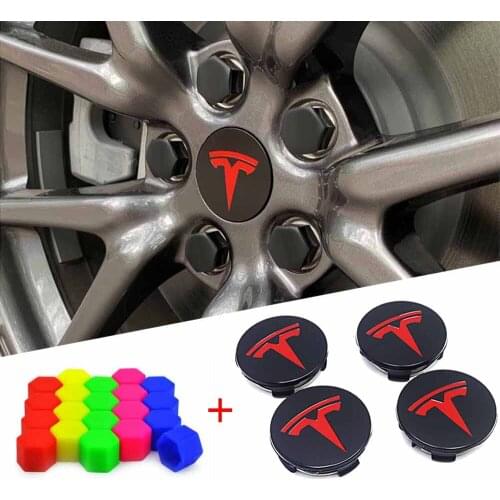 Car accessories car wheel modification decorative stickers For tesla MODEL 3 X Y S 3/5/X/Y Auto Accessories car styling