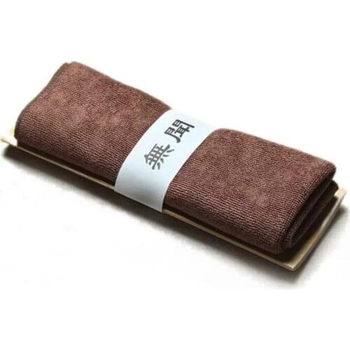 Tea towel, bamboo tray, cotton thickened pot, heat insulation, absorbent rag, Kung Fu tea set accessories, tea mat