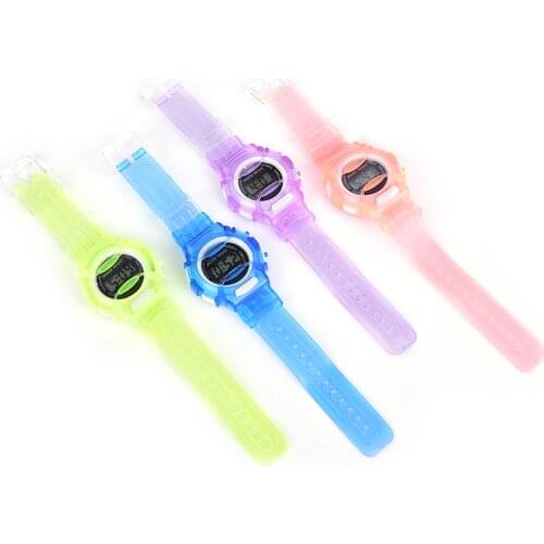 Childrens indoor outdoor waterproof Wrist Watch random color Required Boy Girl Alarm Date Digital Multifunction Sport