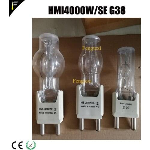 HMI2500W/SE XS HMI4000W/SE Stage Moving Head Light Lamp RSD2500w 4000w G38 Follow Spot Light Bulb Photography Light Bulb