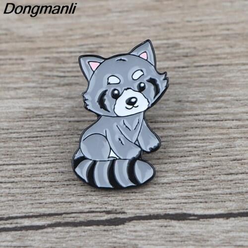 K1409 Dongmanli Bear Cute Pins Metal Enamel Pins and Brooches for Lapel Pin Backpack Bags Badge Collection Gifts