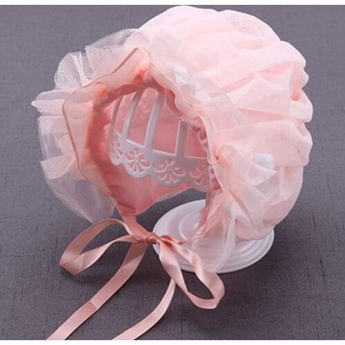 Summer Newborn Infant Baby Girl Sun Hat Lace Cap Beanie Bonnet Photograpy Props G99C